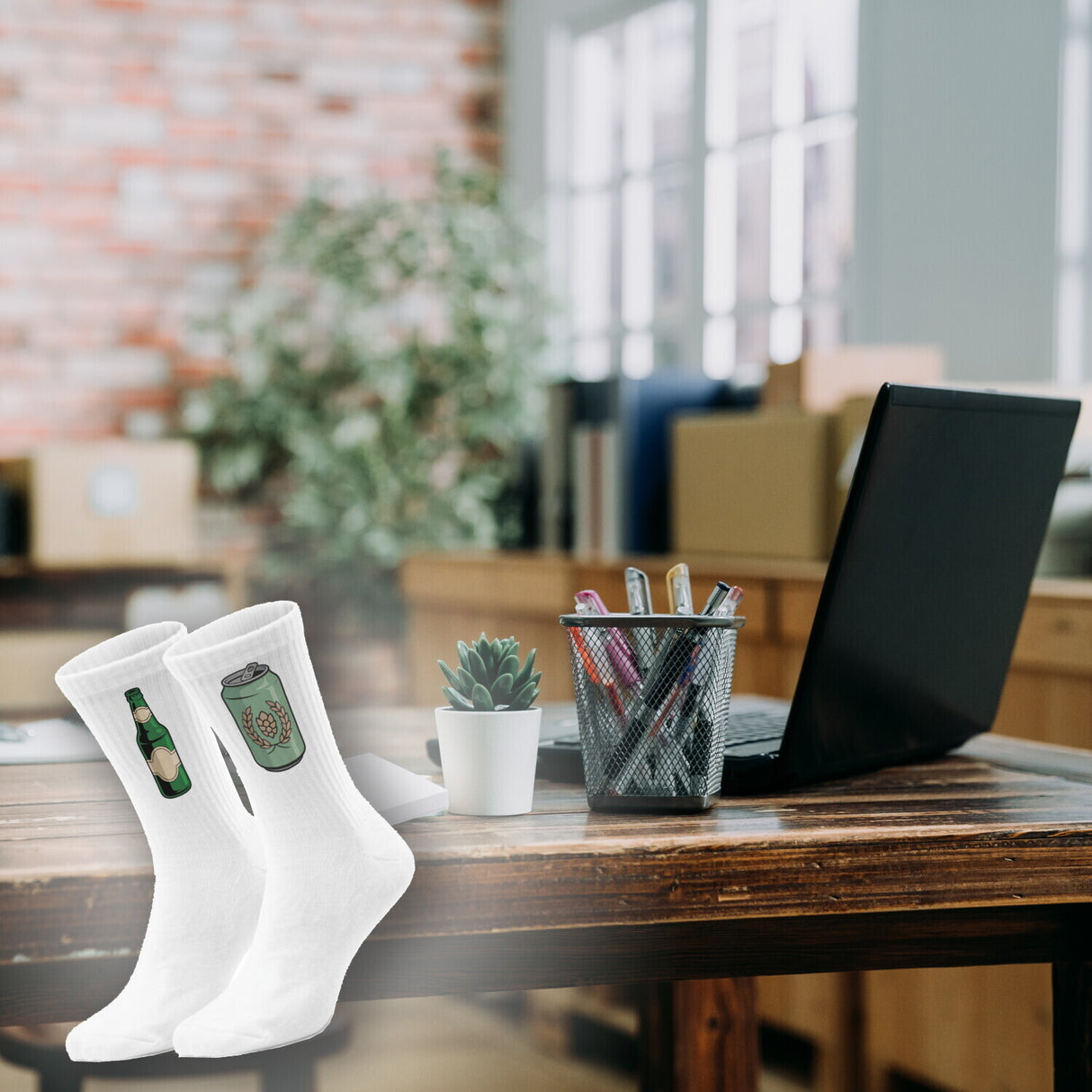 epicsocks Bierlaune Socken in 37-41 im 6er Set in Geschenkdose im 6er Set in Geschenkbox