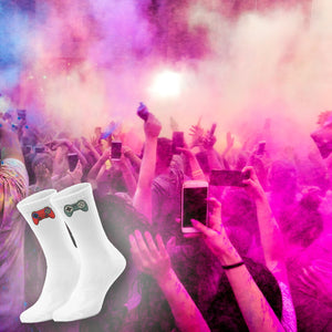 epicsocks Gamer Glam Bunte Controller Socken in 37-41 im Paar