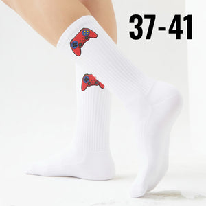 epicsocks Gamer Glam Roter Controller Socken in 37-41 im Paar
