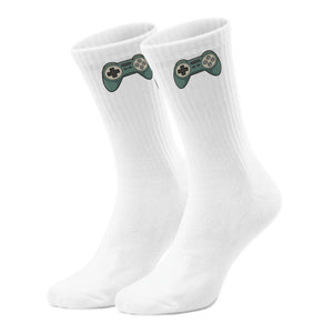 epicsocks Gamer Glam Grüner Controller Socken in 37-41 im Paar