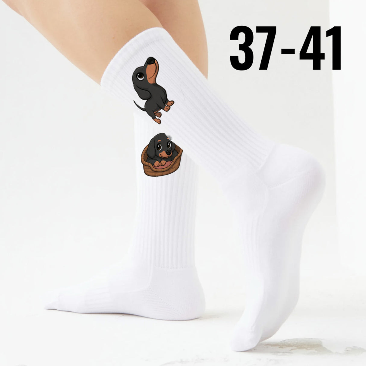 epicsocks Dackelfreude Socken in 37-41 im 6er Set in Geschenkdose im 6er Set in Geschenkbox