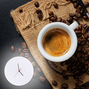 Coffee Time Wanduhr Kaffee Vintage Sepia