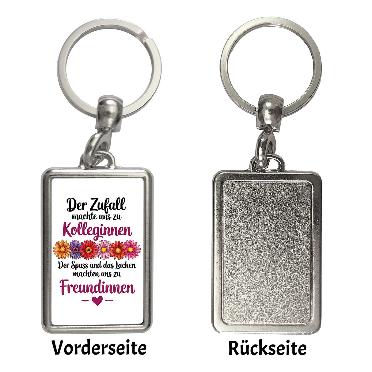 Beste Kollegin Schlüsselanhänger mit Spruch nicht nur Kolleginnen sondern Freundinnen