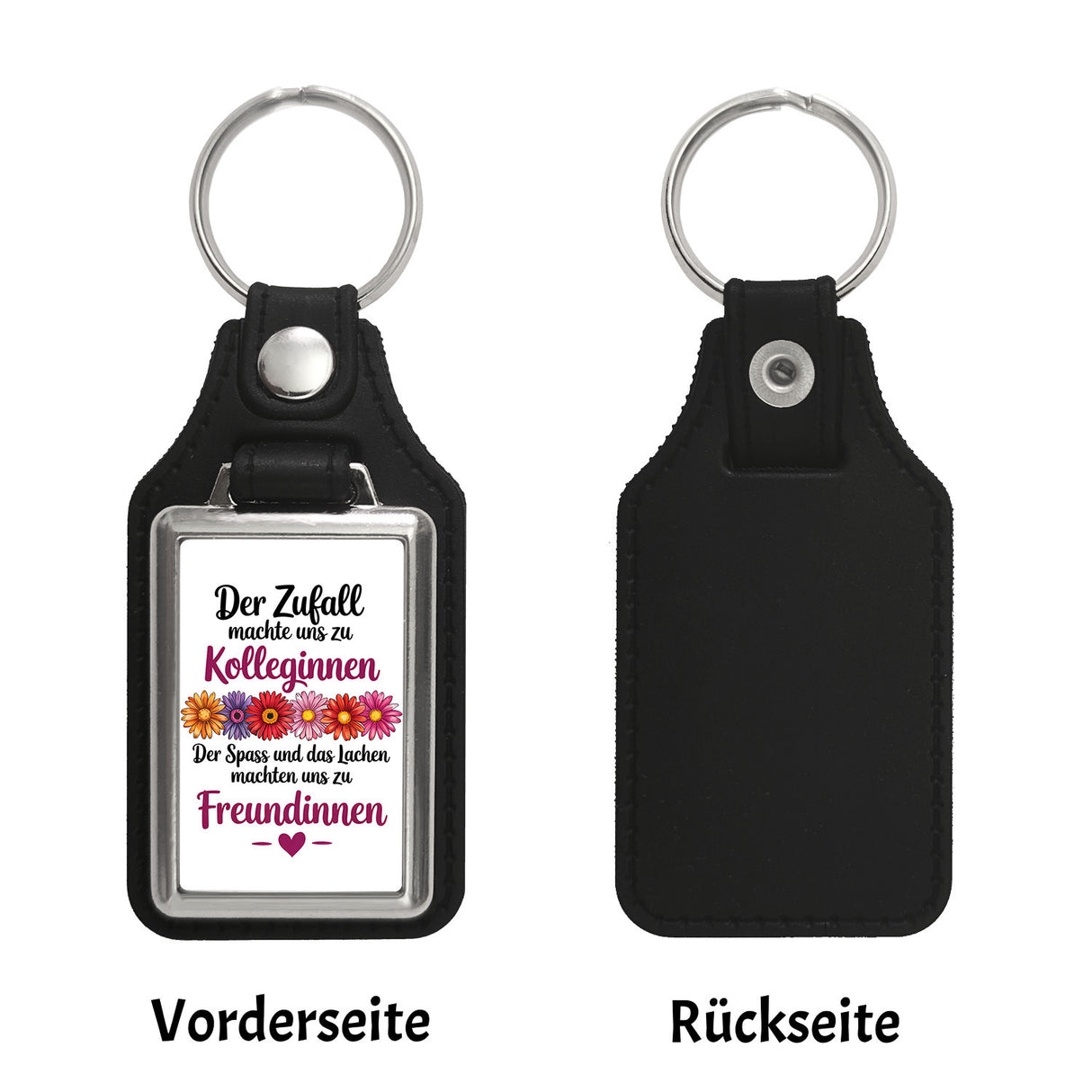 Beste Kollegin Schlüsselanhänger mit Spruch nicht nur Kolleginnen sondern Freundinnen