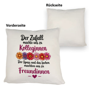 Beste Kollegin Kissen mit Spruch nicht nur Kolleginnen sondern Freundinnen