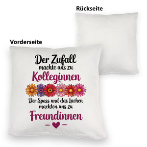 Beste Kollegin Kissen mit Spruch nicht nur Kolleginnen sondern Freundinnen
