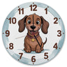 Dackel Cartoon Wanduhr für Kinderzimmer