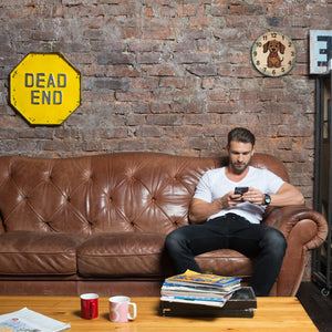 Dackel Cartoon Wanduhr für Kinderzimmer