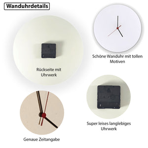 Dackel Cartoon Wanduhr für Kinderzimmer