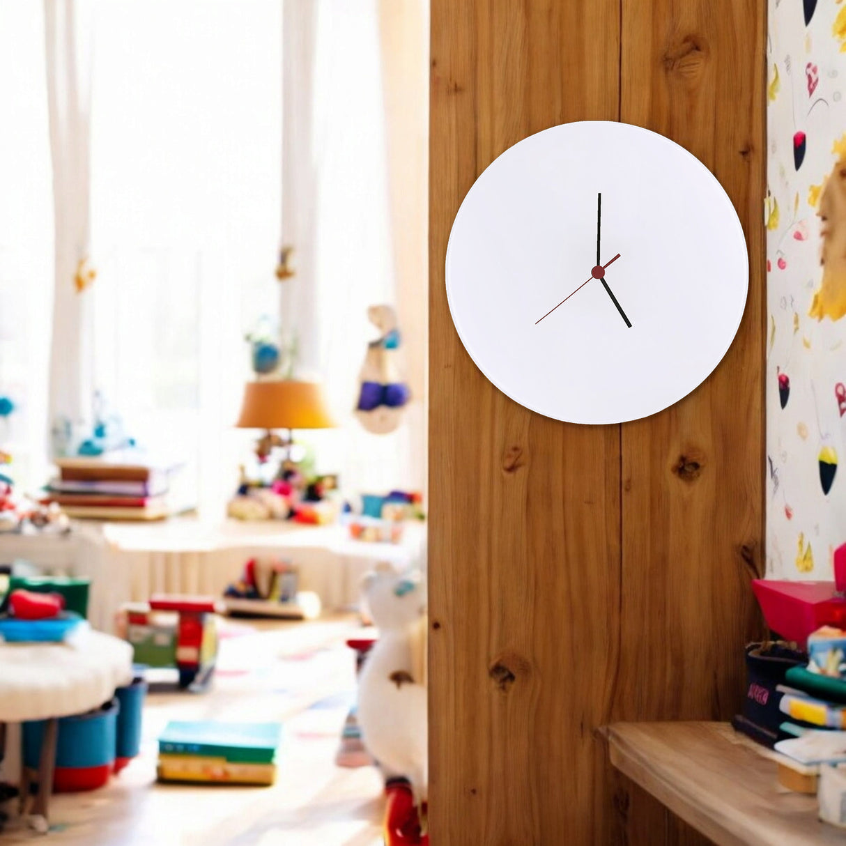 Dackel Cartoon Wanduhr für Kinderzimmer