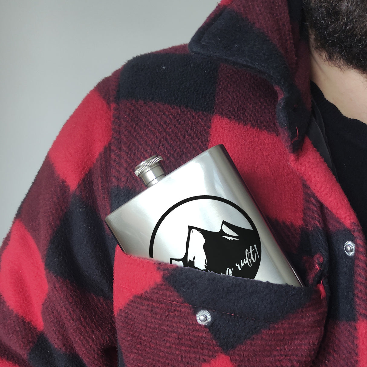 Der Berg ruft! Flachmann Berggipfel