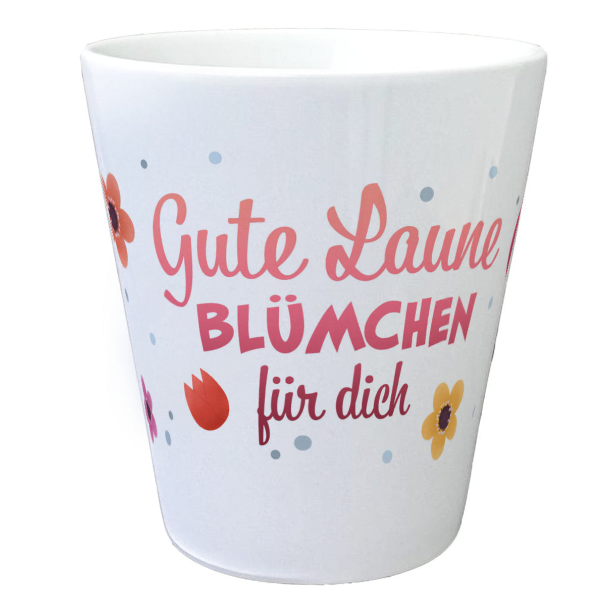 Gute Laune Blümchen für dich Blumentopf