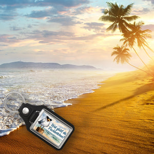 Wat glotzt du, Fischbrötchen?Möwe mit Sonnenbrille Schlüsselanhänger