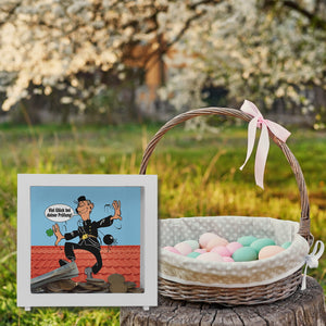 Kaminfeger Spardose mit Spruch: Viel Glück bei deiner Prüfung