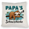 Faultier auf Ast Kissen Papa's Schnarchecke