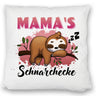 Faultier auf Ast Kissen Mama's Schnarchecke