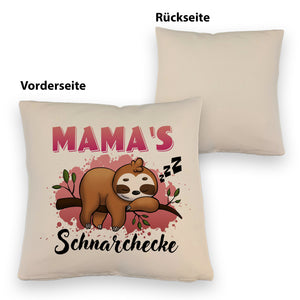 Faultier auf Ast Kissen Mama's Schnarchecke