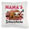 Faultier auf Ast Kissen Mama's Schnarchecke