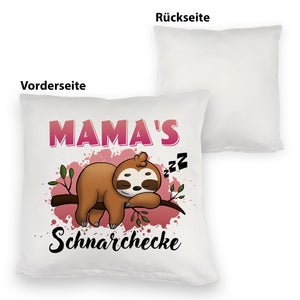 Faultier auf Ast Kissen Mama's Schnarchecke