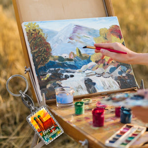 Münchner Frauenkirche Herz von München Schlüsselanhänger