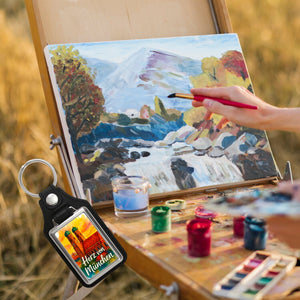 Münchner Frauenkirche Herz von München Schlüsselanhänger