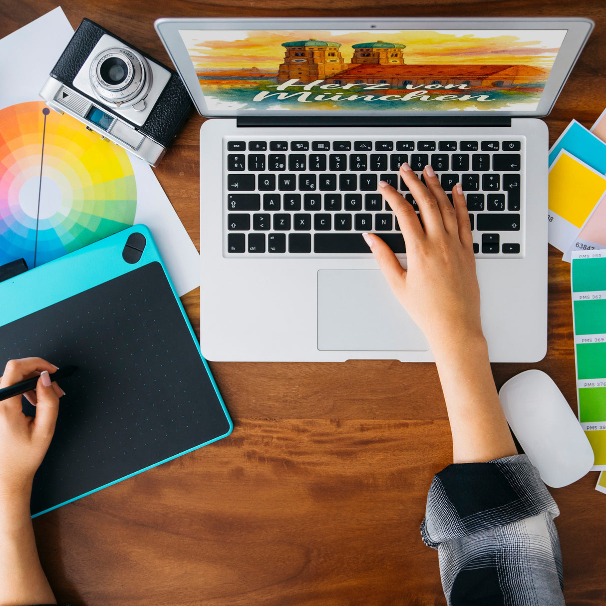 Münchner Frauenkirche Herz von München Souvenir Souvenir Magnet