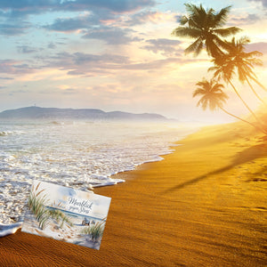 Ostsee Strandkorb Souvenir Magnet - Meerblick gegen Stress