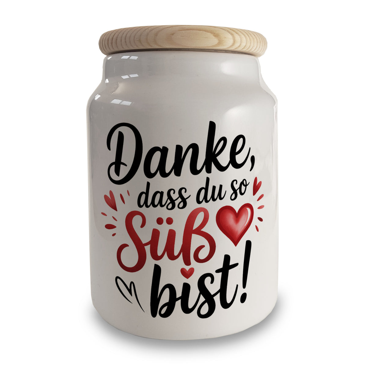 Danke, dass du so süß bist! Keksdose