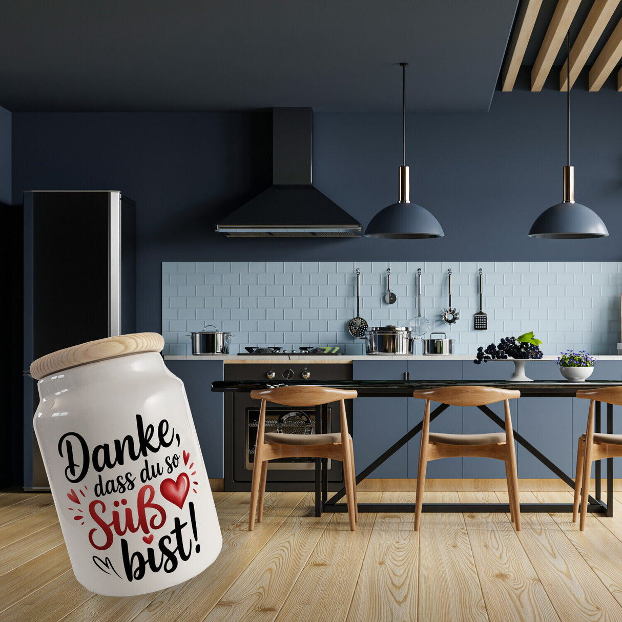 Danke, dass du so süß bist! Keksdose