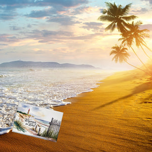 Ostsee Kap Arkona Leuchtturm Souvenir Magnet - Wegweiser im Wind