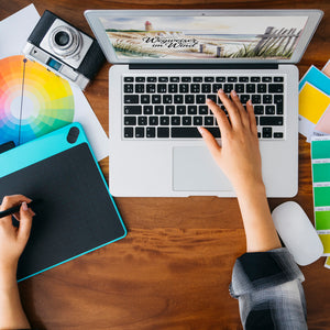 Ostsee Kap Arkona Leuchtturm Souvenir Magnet - Wegweiser im Wind