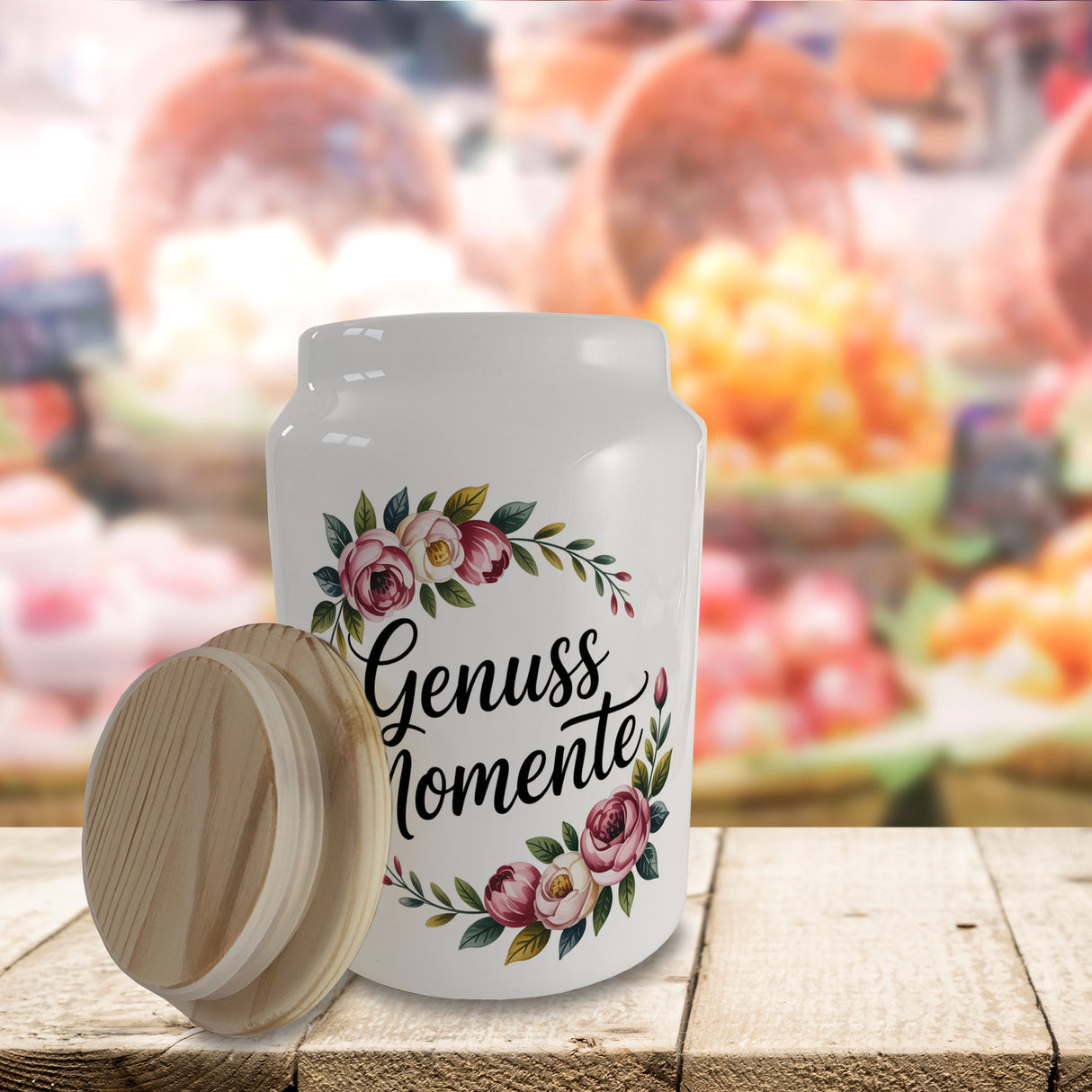 Blumenkranz Genussmomente Keksdose für Dekorliebhaber