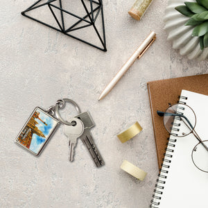 München Aquarellgemälde Schlüsselanhänger i mog di