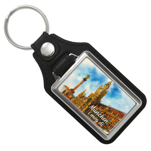 München Aquarellgemälde Schlüsselanhänger i mog di