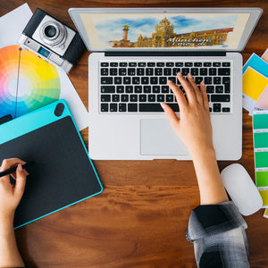 München Aquarellgemälde Schlüsselanhänger i mog di