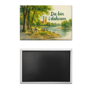 Münchner Frauenkirche Da bin i da hoam Souvenir Souvenir Magnet