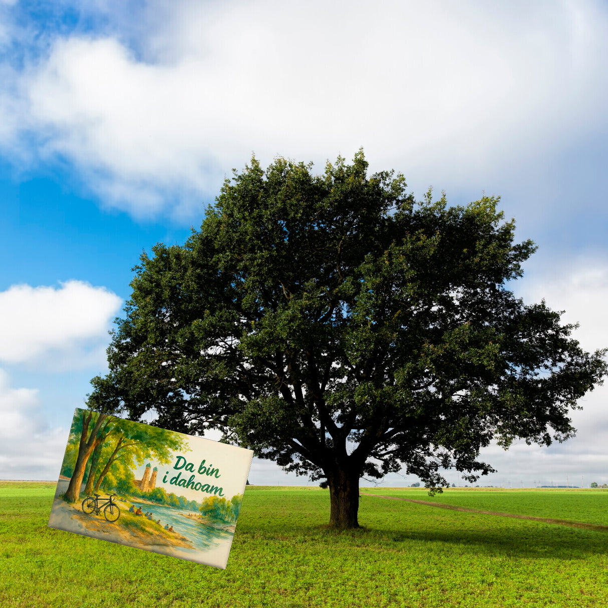 Münchner Frauenkirche Da bin i da hoam Souvenir Souvenir Magnet