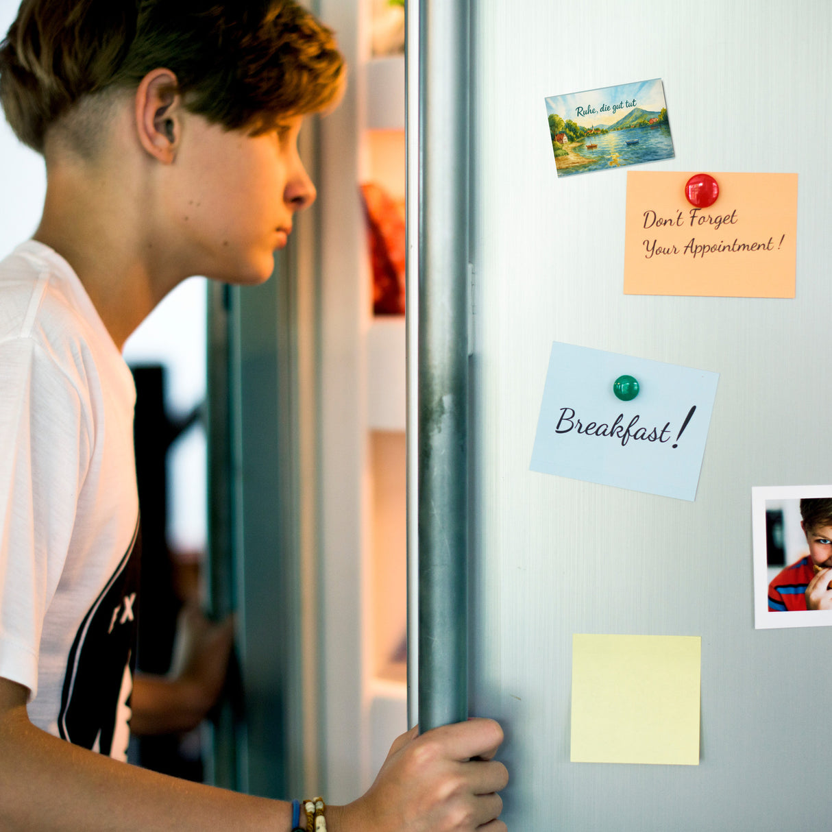 Ruhe, die gut tut Aquarell Tegernsee Souvenir Souvenir Magnet