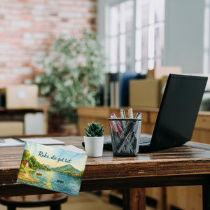 Ruhe, die gut tut Aquarell Tegernsee Souvenir Souvenir Magnet