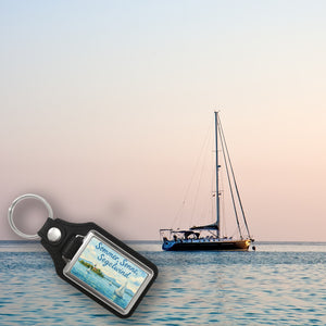 Chiemsee Sommer, Sonne, Segelwind Schlüsselanhänger Souvenir