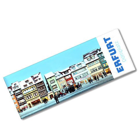 streetline Erfurt Domplatz Panorama Souvenir Magnet