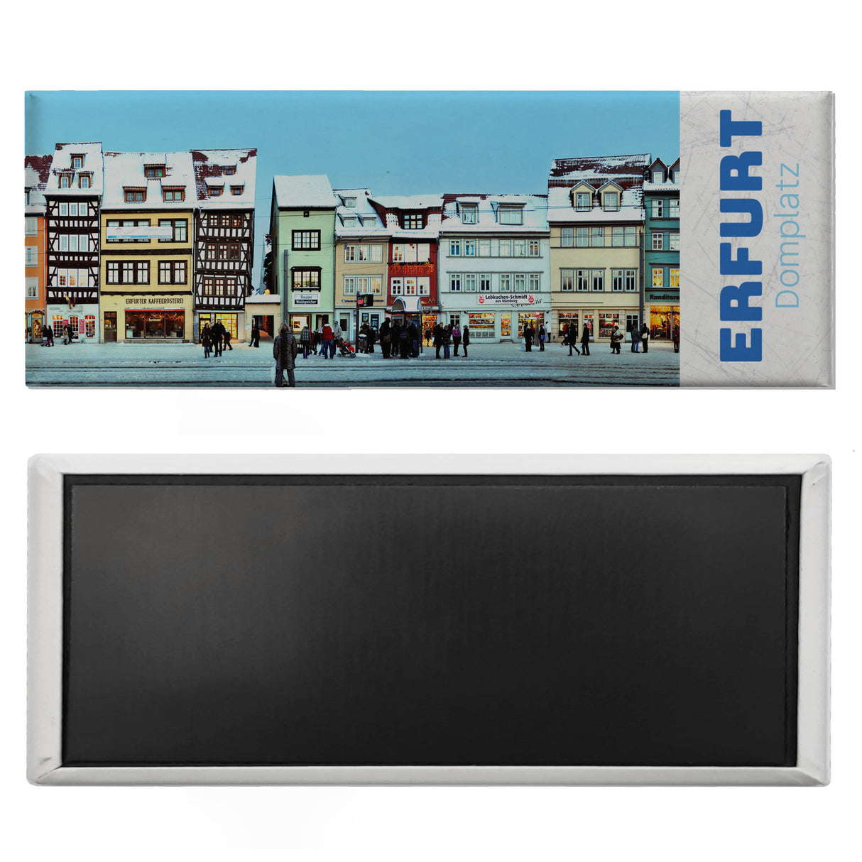 streetline Erfurt Domplatz Panorama Souvenir Magnet