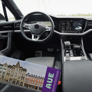 streetline Aue Bahnhofstrasse Panorama Souvenir Magnet