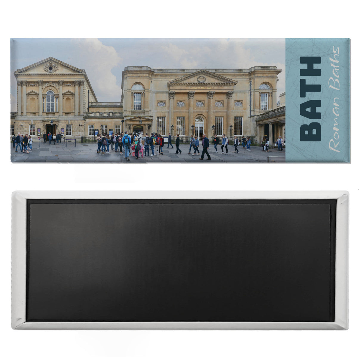 streetline Bath Roman Baths Panorama Souvenir Magnet