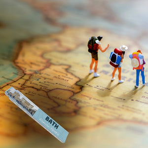 streetline Bath Roman Baths Meterstab aus Holz