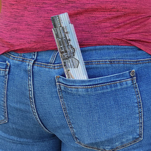 streetline Goslar Marktstraße Meterstab aus Holz