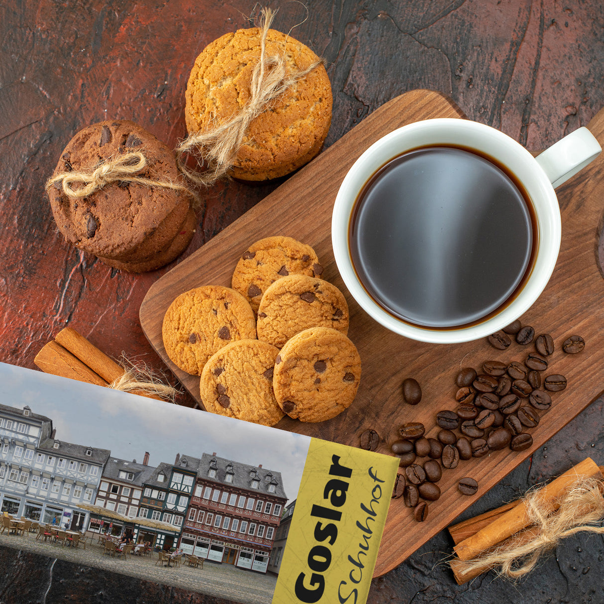 streetline Goslar Schuhhof Panorama Souvenir Magnet