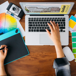 streetline Goslar Schuhhof Panorama Souvenir Magnet