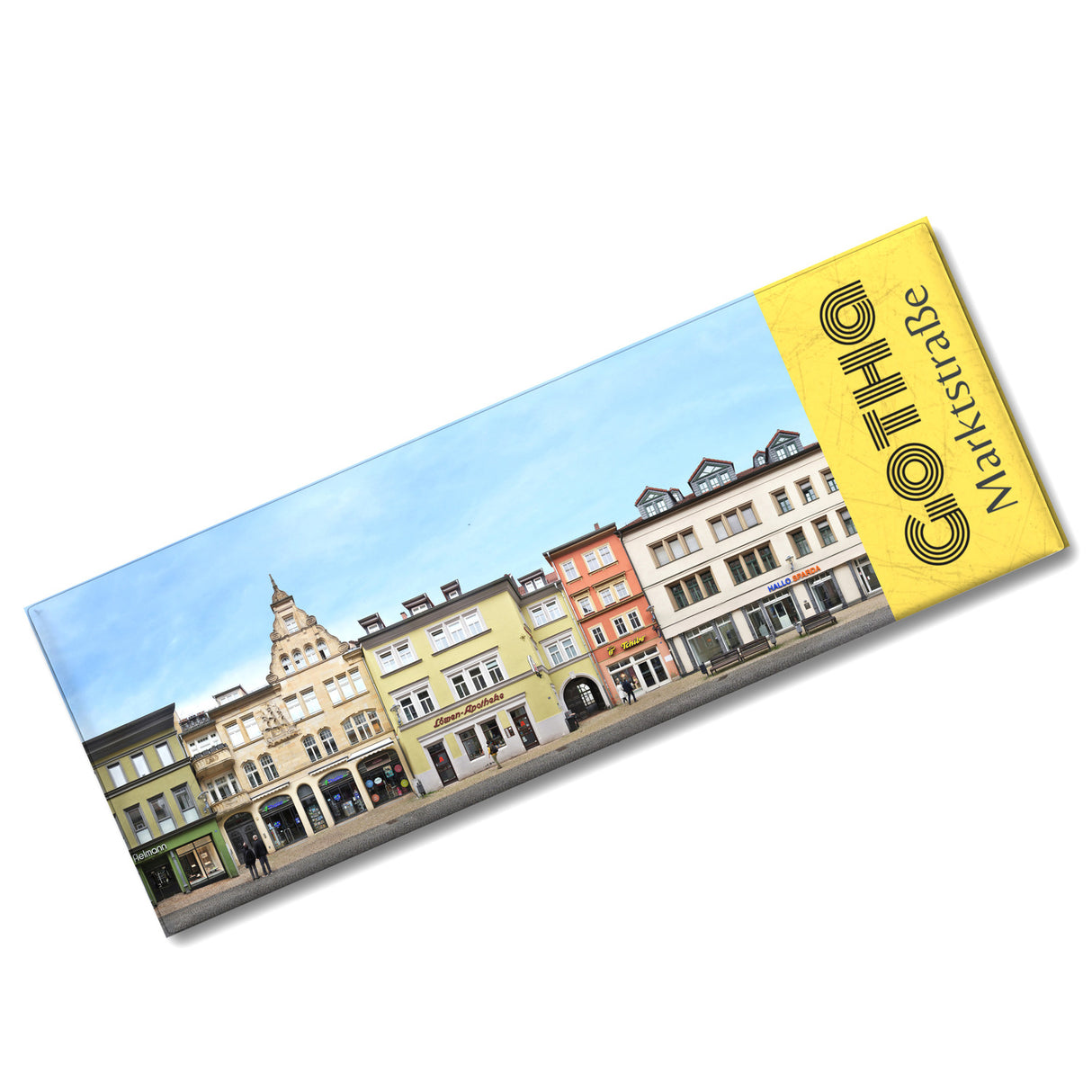 streetline Gotha Marktstraße Panorama Souvenir Magnet