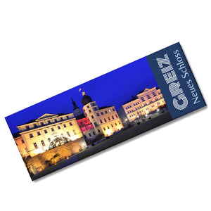 streetline Greiz Neues Schloss Panorama Souvenir Magnet